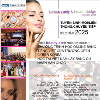 Môn học Ngành Thiết kế sức khỏe & làm đẹp